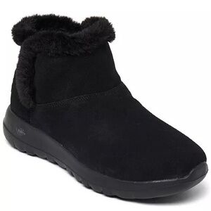 Skechers On The Go Joy Bundle Up Boots Women's Size 10 Black Gen 5 EUC